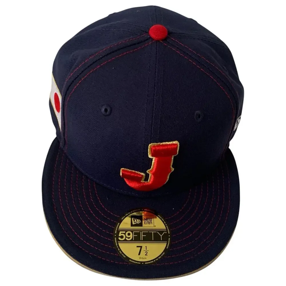 New Era 59FIFTY Size 7 1/2 Japan Baseball 2026 World Baseball Fitted Hat Cap New